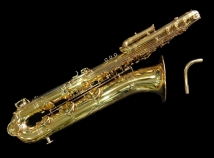 NEW P Mauriat PM-350GL Bass Saxophone in Gold Lacquer